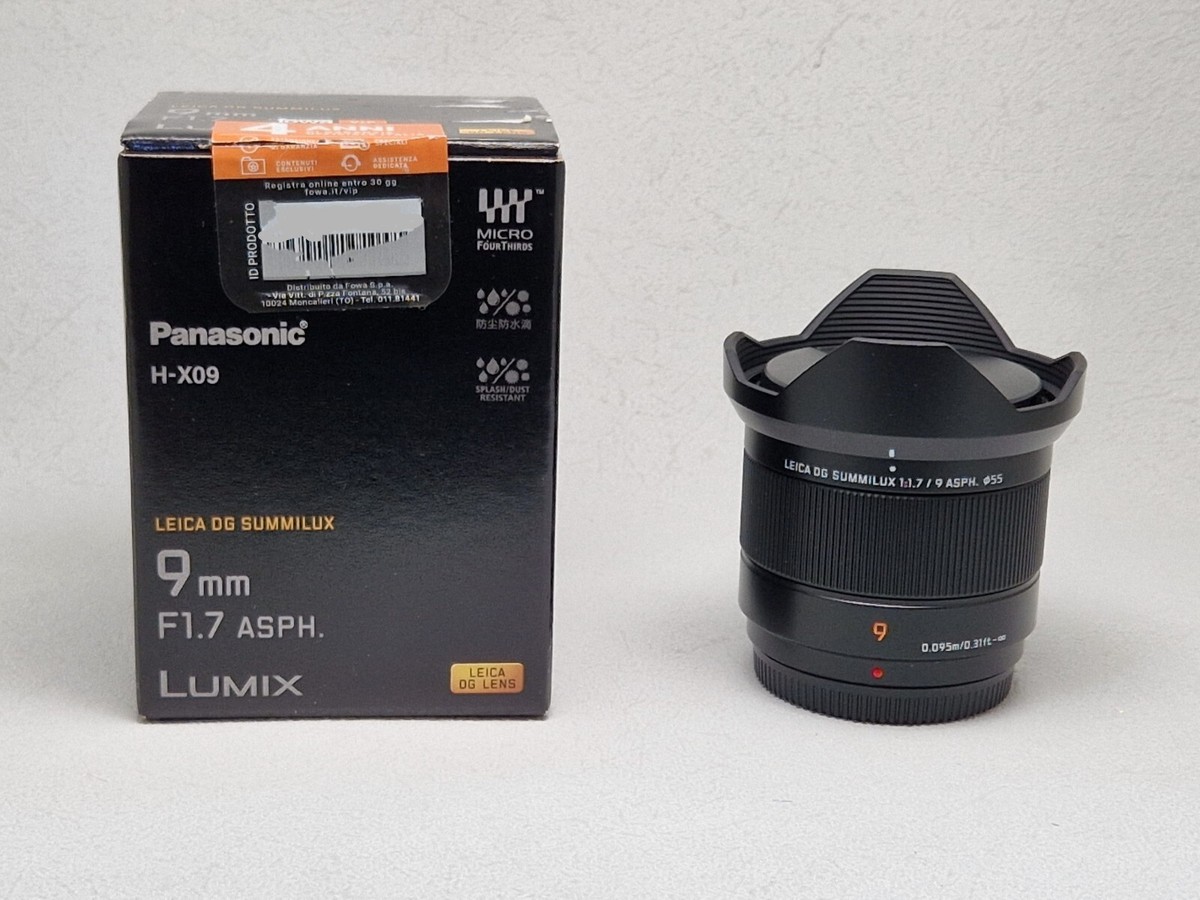 超美品 Lumix LEICA SUMMILUX 9mm F1.7 H-X09 Panasonic LEICA DG SUMMILUX 9mm / F1.7 ASPH. (H-X09