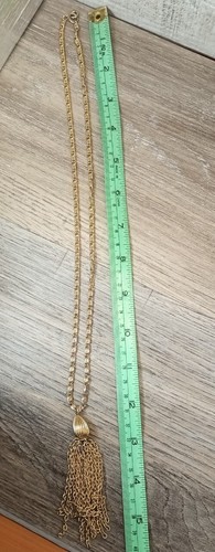 Vintage Necklaces Lot Of 8 Gold Tone ESTATE FIND Free Shipping - Picture 13 of 19