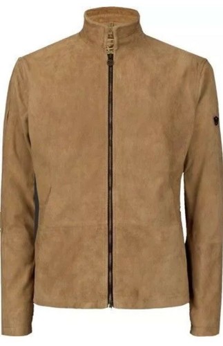 Spectre James Bond Marrón Marruecos Cazadora Daniel Craig Chaqueta de cuero  de gamuza | eBay