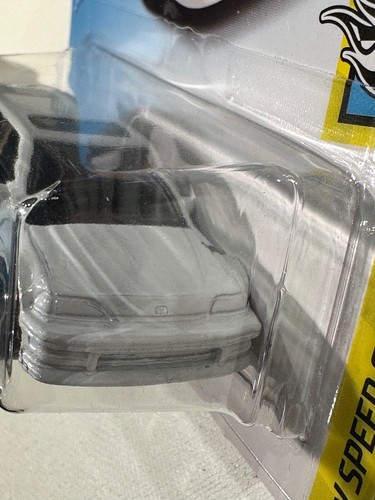 2019 HOT WHEELS, '90 HONDA CIVIC EF, 8/10 HW SPEED GRAPHICS, WHITE, 4/250 - Picture 3 of 6