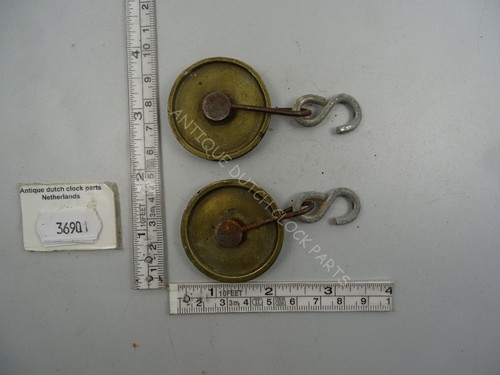 ANTIQUE SET ROPE PULLEYS ENGLISH LONG CASE GRANDFATHER CLOCK