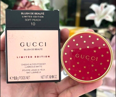 GUCCI チーク　10 SOFT PEACH Gucci Blush De Beaute Cheek & Eyes Powder 10 Soft Peach NIB