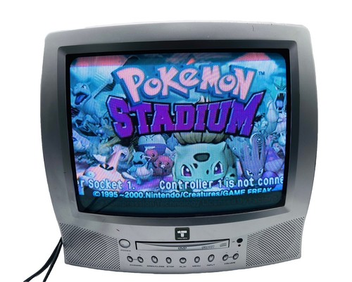 Tru-Tech T1300-D CRT 14" Gaming TV DVD Player W/ Remote