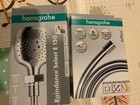 Hansgrohe Raindance Select E150 3jet hand shower white/chrome and 1.6m Hose