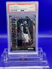 Malik Willis 2022 Prizm New Recruits - No Huddle PSA 10 Perfect Card Low POP 🔥