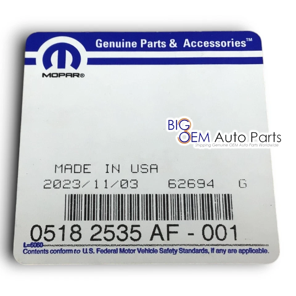 Luz trasera lateral del conductor 11-20 Dodge Caravan 12-15 RAM C/V 5182535AF Foto 3 de 4