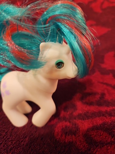 Vintage 1986 My Little Pony G1 BABY Gusty Beddy Bye Eyes Unicorn Maple Leaves - Picture 2 of 13