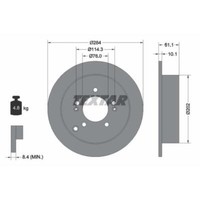 Textar 2X Bremsscheibe Hinten Ø284 Mm Voll FüR KIA Sportage SL 1.6 Gdi 2.0 Crdi