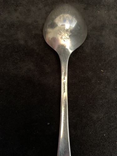 ANTIQUE Silver SPOON 5.75",Yourex,ASSOCIATED SILVER Co. Engraved - Picture 2 of 4