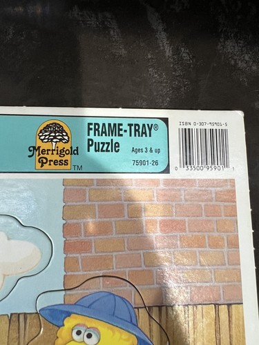 Lot of 2 Vintage Golden Frame-Tray Puzzles Sesame Street Fall & Spring 1991 - Picture 5 of 13