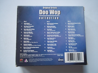 3 CD SET Original Artists DOO WOP COLLECTON - 30 Songs 2000 MADACY