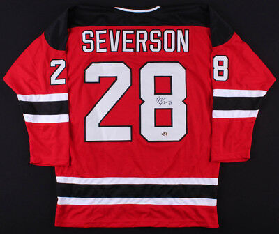 Damon Severson Signed Devils Jersey (Frst Class Autographs) New Jersey ...
