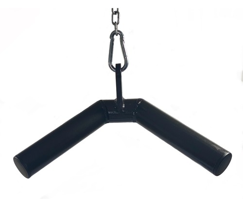 42mm Thick Grip Balanced Tricep / Curl Cable Machine Attachment - Picture 5 of 10