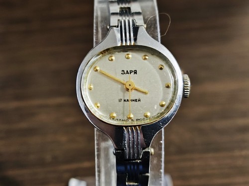 Watch Lady Vintage Bracelet Zarya Women's mechanical Beauty Russia USSR - Picture 2 of 22