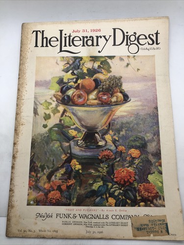 The Literary Digest--July/31/1926--Fruit AndFlowers-----164