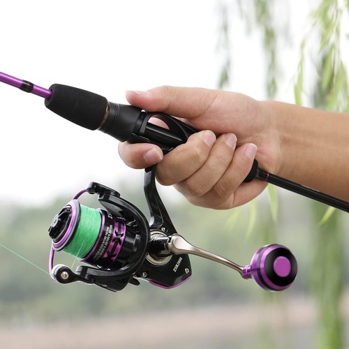 Sougayilang Fishing Rod, Ultralight Sensitive 2 Pieces Trout Spinning Rod, St... - Picture 6 of 8