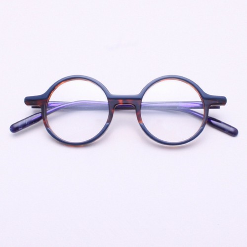 Retro Fashion Round Acetate Eyeglasses Frames Mens Women Vintage Optical Glasses - 第 14/22 張圖片