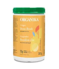 Organika Chicken Bone Broth Ginger Flavor Protein Joint Health 300g NEW