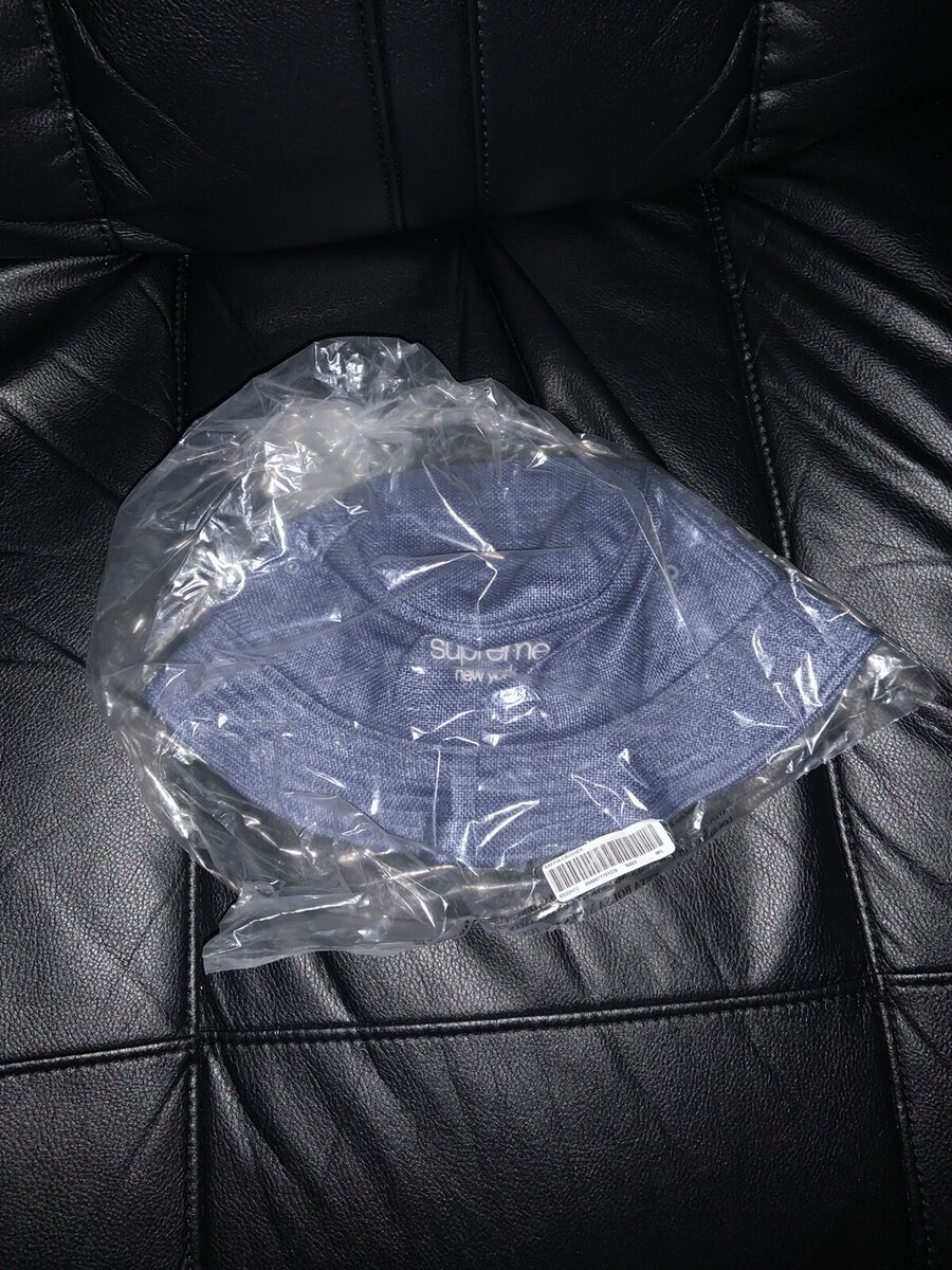 SUPREME RAFFIA CRUSHER- M/L - BLUE / NAVY | eBay SUPREME RAFFIA CRUSHER- M/L - BLUE / NAVY | eBay