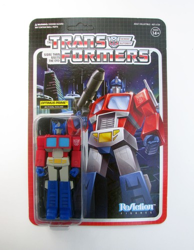 Optimus Prime ReAction figure SUPER7 Wave 1 Transformers 3.75" figure Sealed - 第 4/6 張圖片