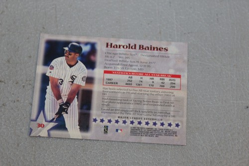 1997 Topps Stars Baseball Card Complete Finish Fill Your List Set U Pick - Picture 60 of 252