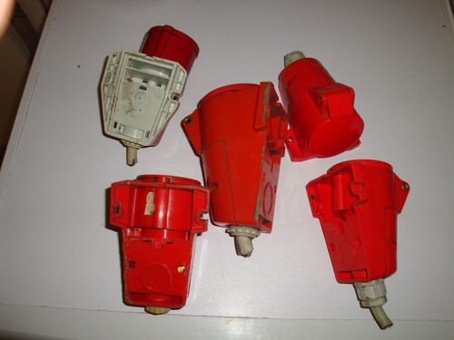 4x 16A / 1x 32 A CEE Stecker Kupplung Steckdose Starkstrom Drehstrom 400V IP44 - Bild 5 von 8