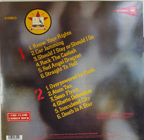 The Clash Combat Rock LP Album vinyl record Reissue remastered green 180gram - Picture 4 of 14
