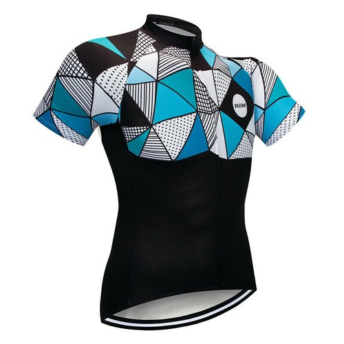 Men Cycling Jersey Breathable Lightweight Short Sleeve Road Bike Shirt Full Zip - Picture 42 of 67