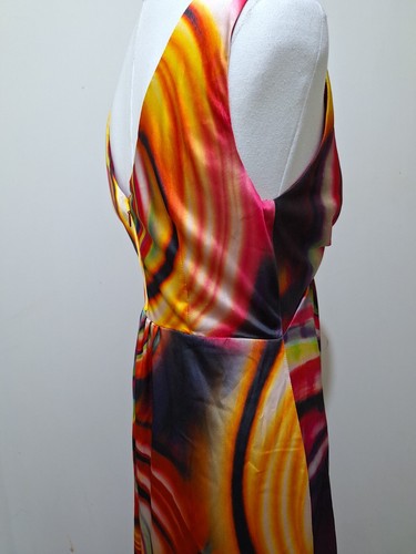 ( Reduced) Charlie Brown Vibrant Color Evening Dress Sz 8 - Picture 4 of 8