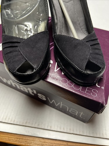 What’s What By Aerosoles Peep Toe Heels Women’s SZ 8.5 M Shoes New In Box - Picture 6 of 24