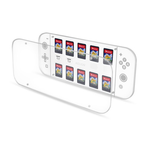 Switch Card Box Crystal Transparent Nintendo NS Game Card Storage Box 14-in-one - Bild 7 von 12
