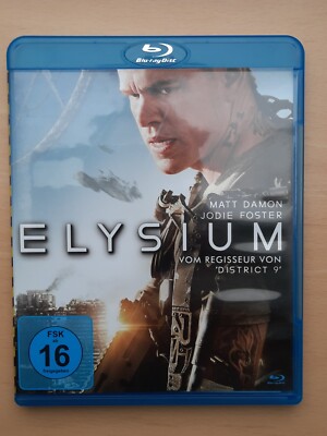 Elysium, Blu-ray, guter Zustand,  bluray, Matt Damon, Jodie Foster