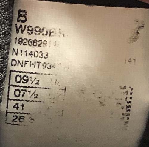 Damenschuhe hergestellt in den USA schwarz New Balance 990v5 Encap Größe: 9,5B - Bild 8 von 10
