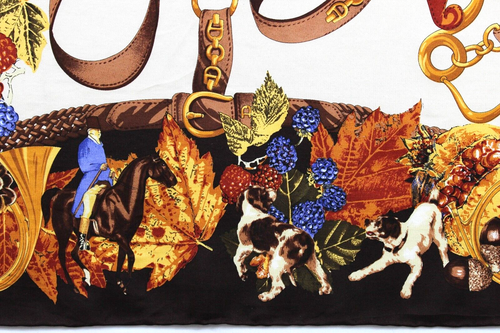 Magnifique foulard vintage " Etienne Aigner " - Picture 10 of 21
