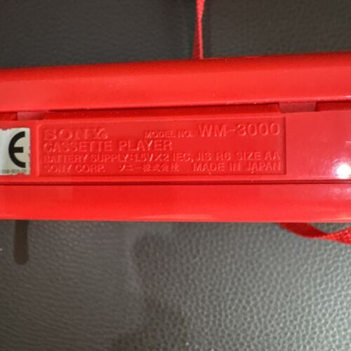 Vintage 1980s My First Sony Walkman Cassette Player WM-3000 (Japan) Tested - Bild 6 von 12