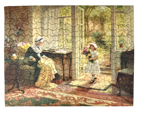 Vintage TUCO Deluxe Picture Puzzle "Grandma's BIrthday" COMPLETE