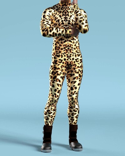3D Printed Multicolour Cosplay Costume Men Zentai Bodysuit Halloween Jumpsuits - Picture 12 of 27