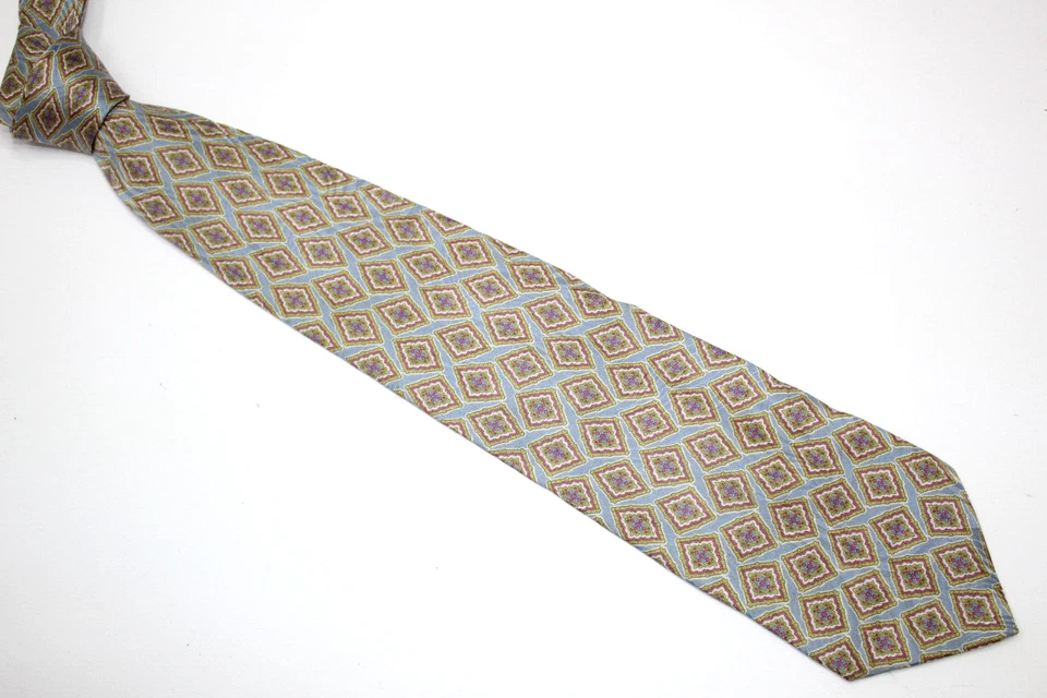 Corbata de seda LA VIA DELLA SETA Made in Italy F32130 Foto 2 de 4