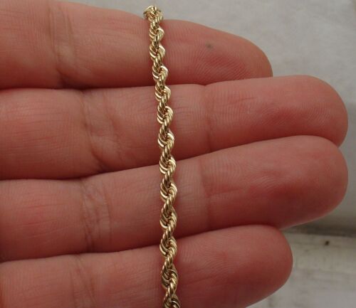 Adjustable Twisted Rope Bolo Bracelet REAL 14K Yellow Gold For ALL WRISTS! QVC - Picture 3 of 4