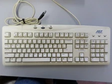 VTG AST Model 5126UX Click Keyboard USB, Tested, Works 