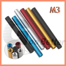 5pcs -M3 Female to Female Sleeve Round Standoff PCB Threaded Spacers Aluminum