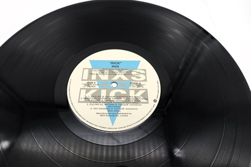 INXS Kick Limited Edition 1988 Tour Release Vinyl LP Record OZ Sticker ERROR EX - Picture 3 of 8