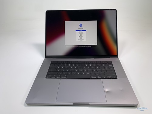 Apple 2021 16" MacBook Pro M1 Pro 16-Core GPU MK183LL/A | Problema Trackpad | As-Is - Foto 1 di 7