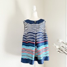 Tommy Hilfiger blue and white striped dress with pockets #stripeddress Stained