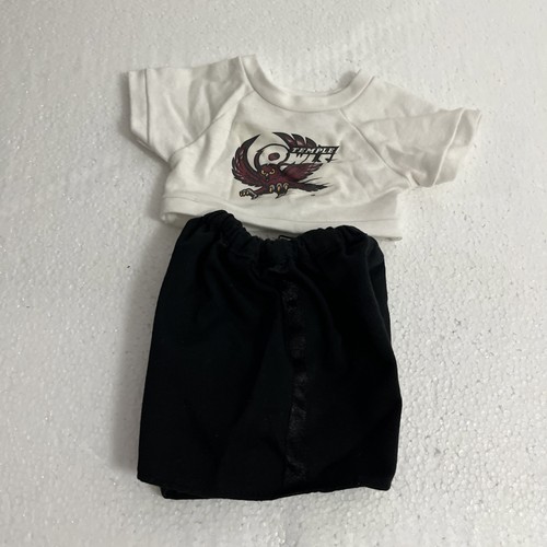 Camisa y pantalones cortos Build A Bear Tiny Tees Temple Owls - Imagen 3 de 4