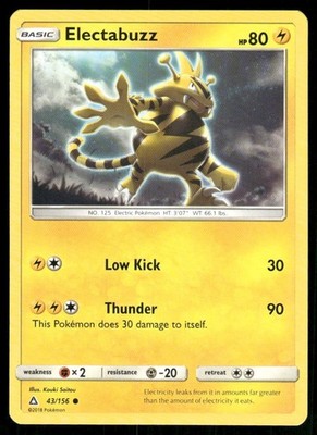 Pokémon TCG Pokémon Electabuzz Common Regular