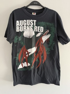 2009 August Burns Red Vintage Band Tee Shirt Size Small Metalcore Emo Y2K ABR