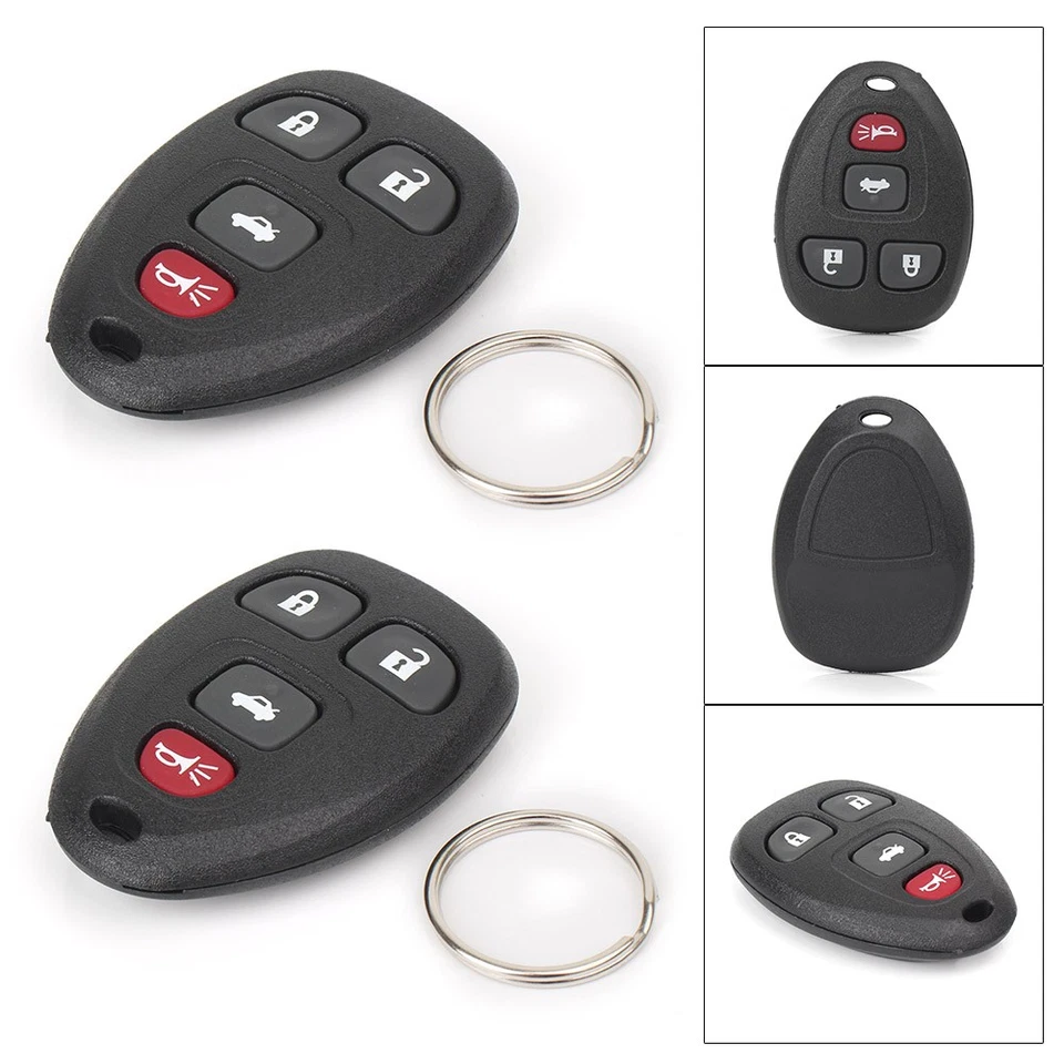 2x Llavero remoto de entrada sin llave para Chevrolet Cobalt 2005-2010 KOBGTO4A Foto 2 de 4