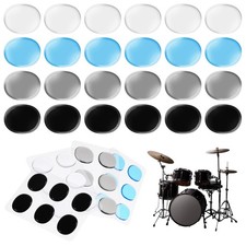 30 Pcs Professional Drum Silencer Pads Sound Dampeners for Cymbals Drums