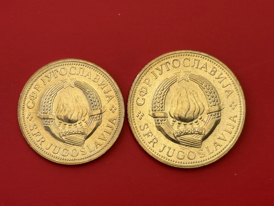 Yugoslavia 1970 2 Dinara , 1970 5 Dinara F.A.O. UNC - Image 2 of 2